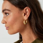 Aesthetic Twisted Hoops