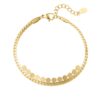 Braided Bracelet Golden Coins