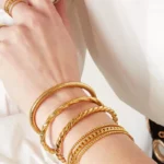 Gold Twisted Bracelet