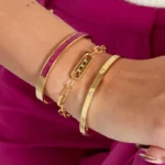 Golden Bracelet Stones