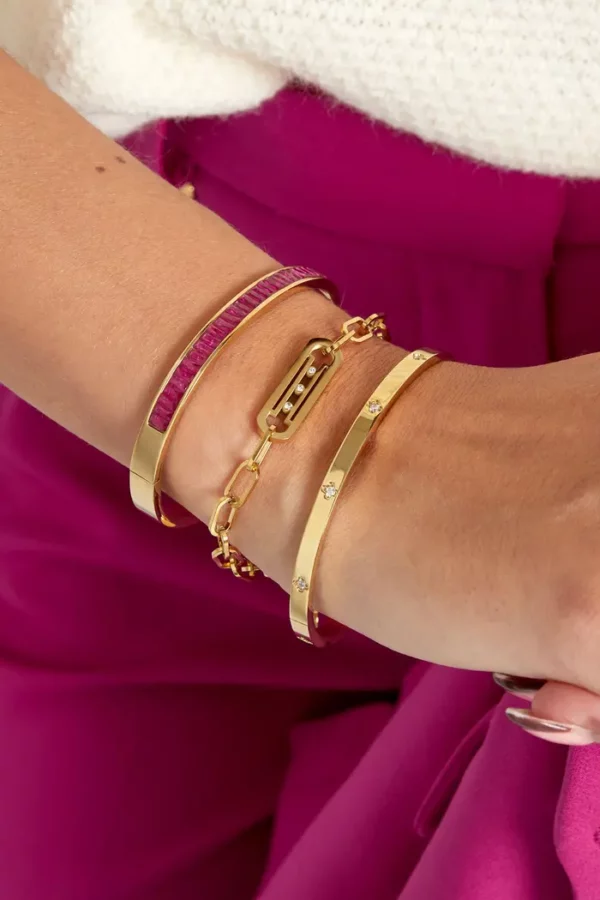 Golden Bracelet Stones