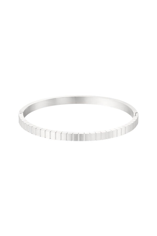 Bracelet Stripes Silver