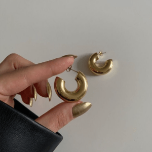 Aesthetic Moon Hoops