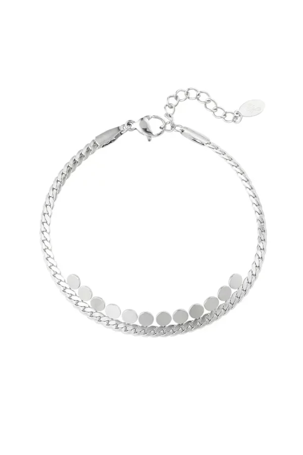 Braided Bracelet Silver Coins