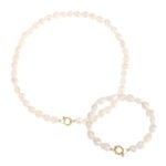 Pearl Bracelet & Necklace set