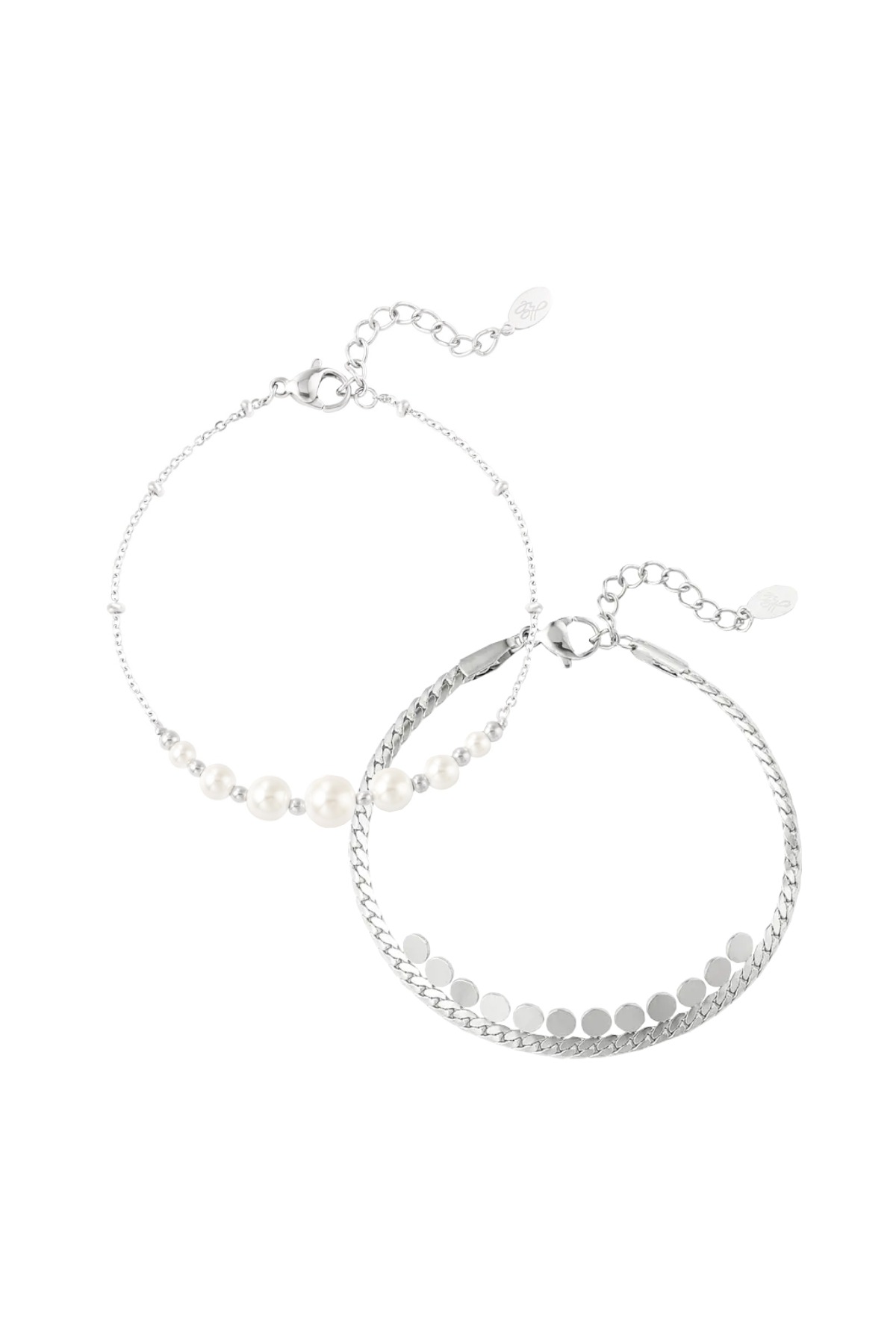 Pearl Bracelet & Braided Bracelet set