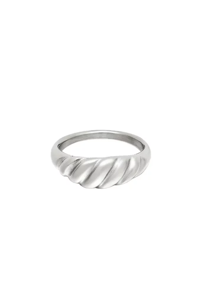 Silver Spiral Ring