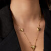 Three Hearts Necklace